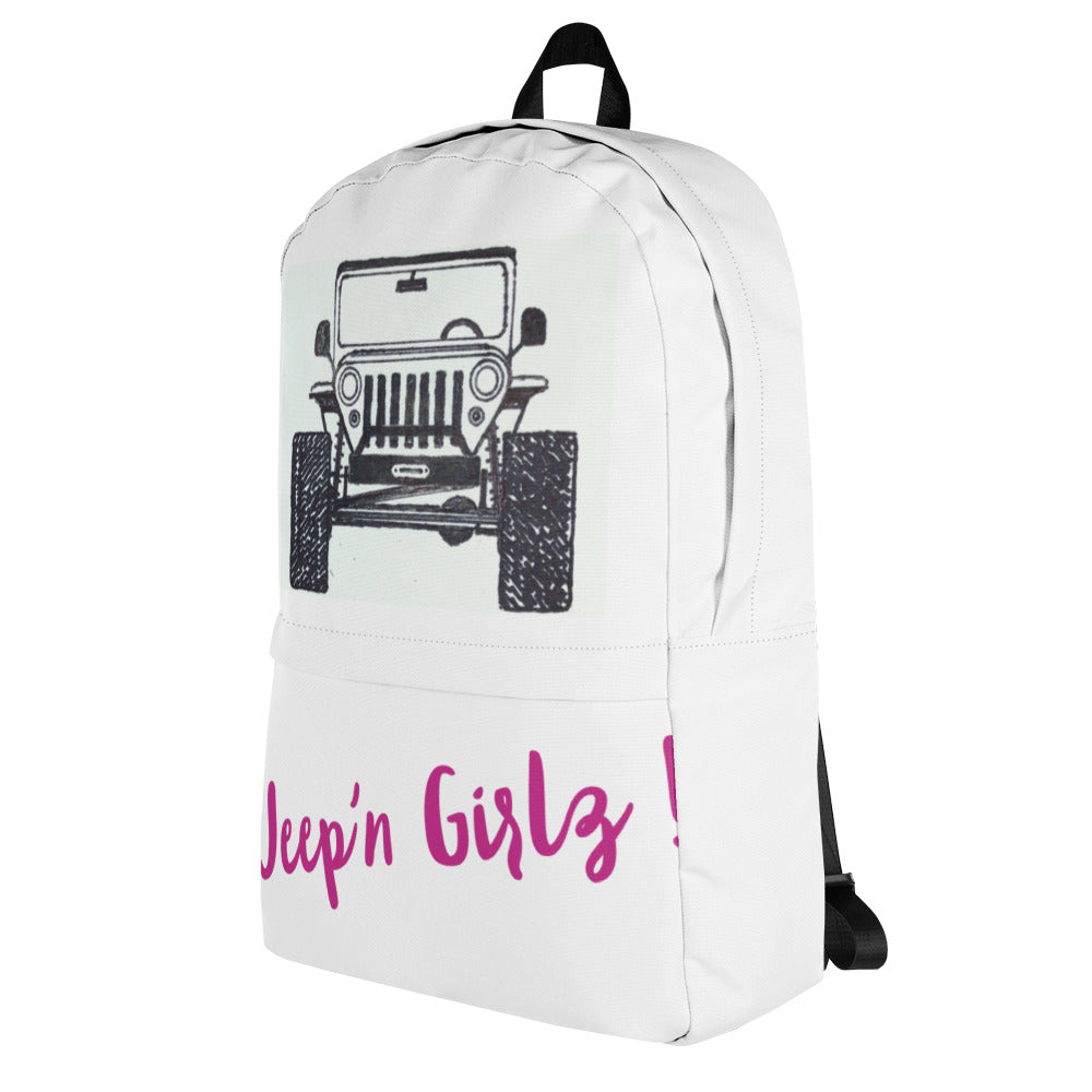 White logo Backpack