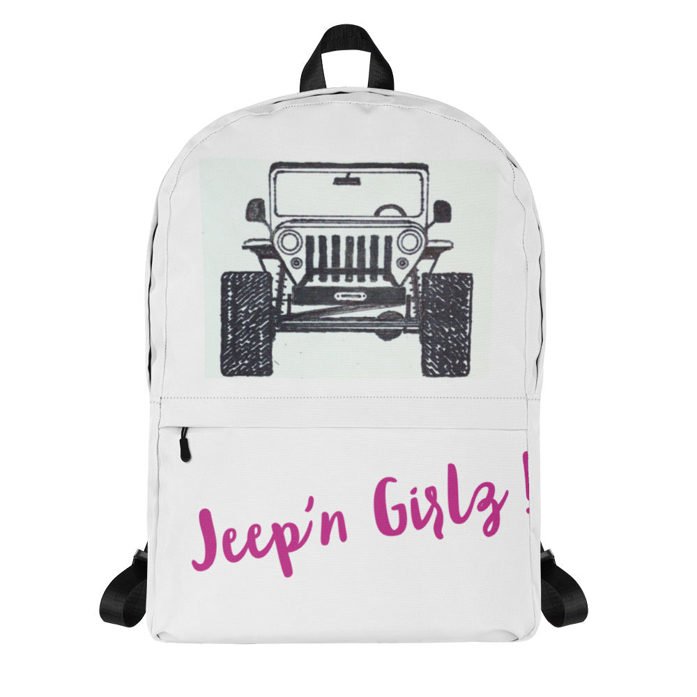 White logo Backpack
