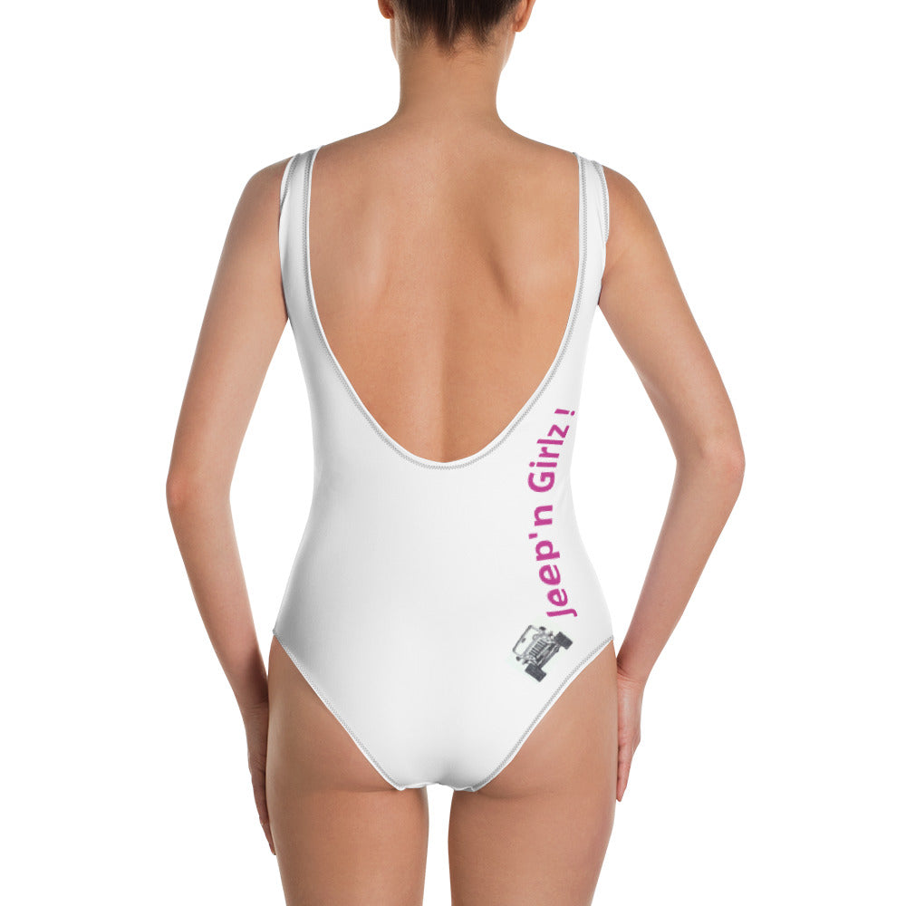 One-Piece Swimsuit slant grille