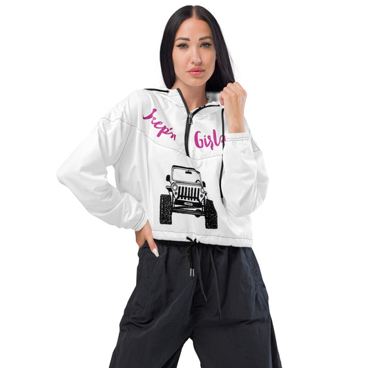 Women’s cropped windbreaker jp grille