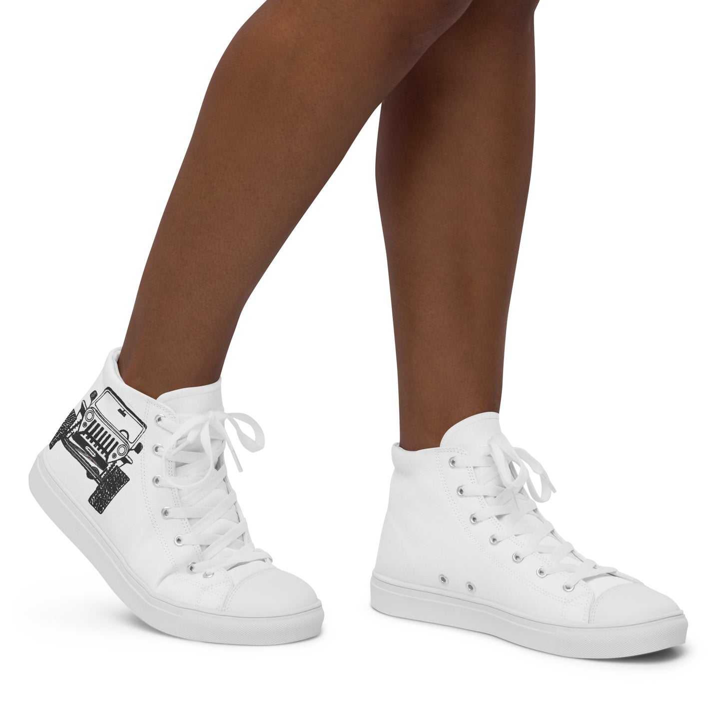 Women’s high top canvas shoes